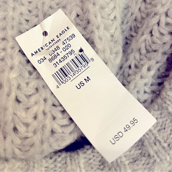 American Eagle Knit Long Sleeve Sweater Medium - Picture 9 of 10